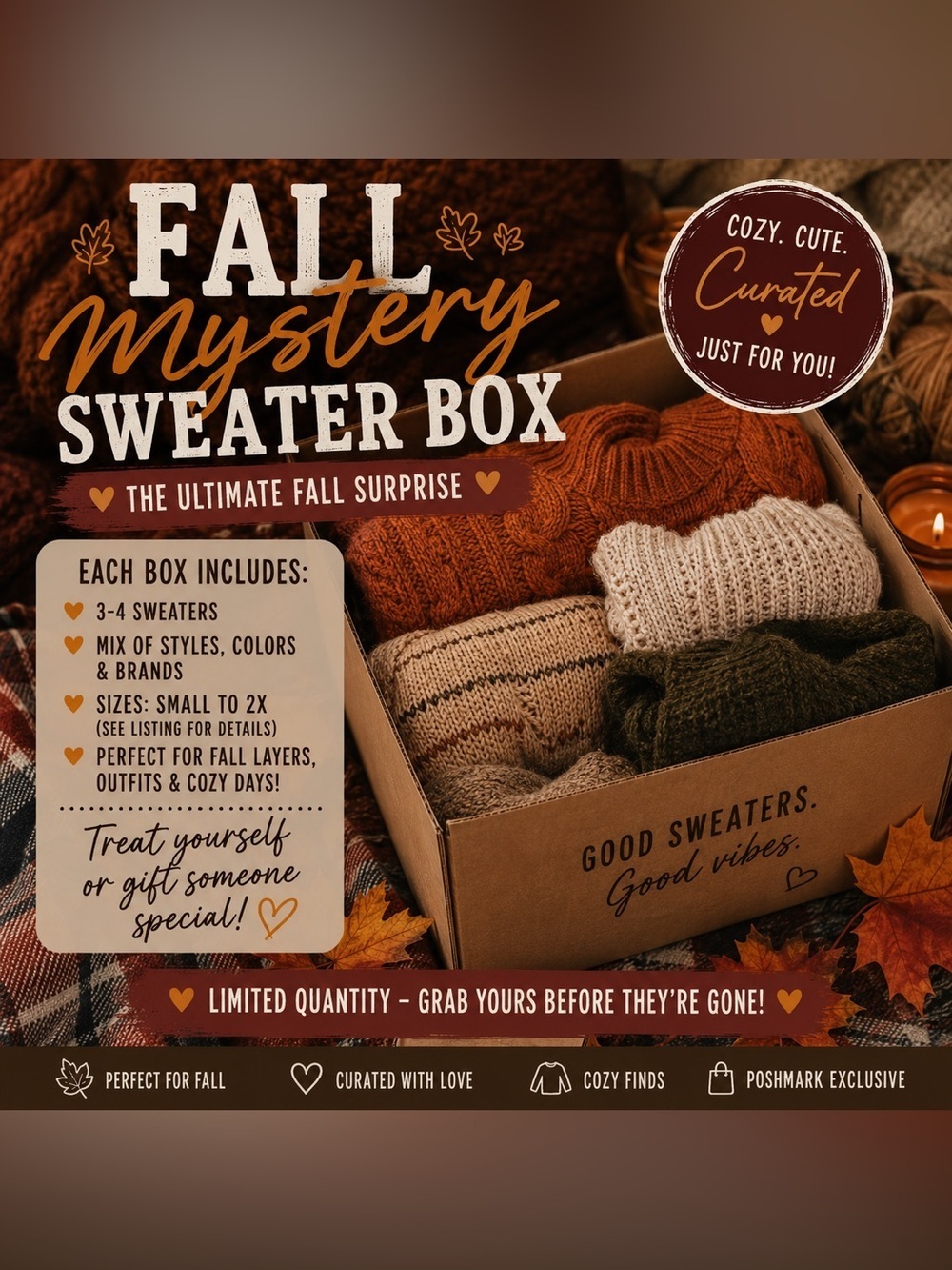 Fall sweater mystery box ๐๐ - Picture 1 of 10